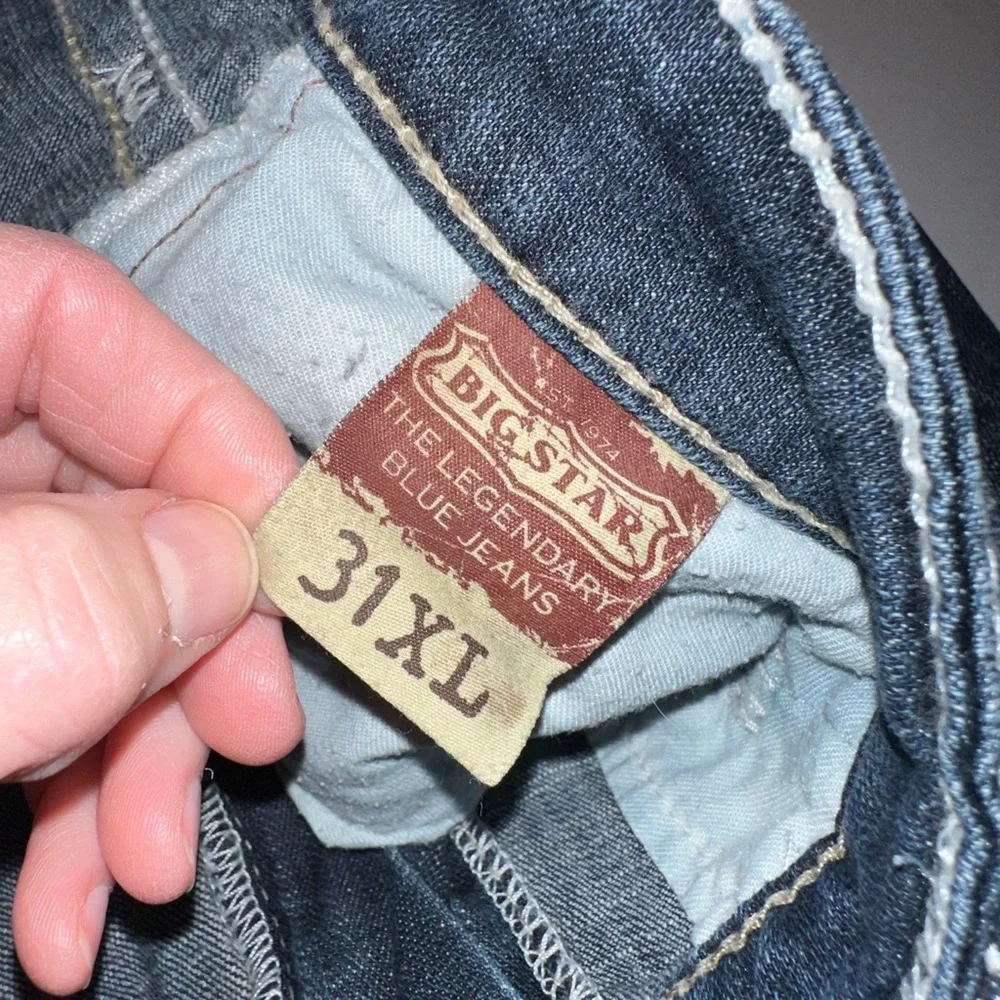 Big Star Blue Liv Boot Cut Jeans SZ 31XL - Picture 13 of 13